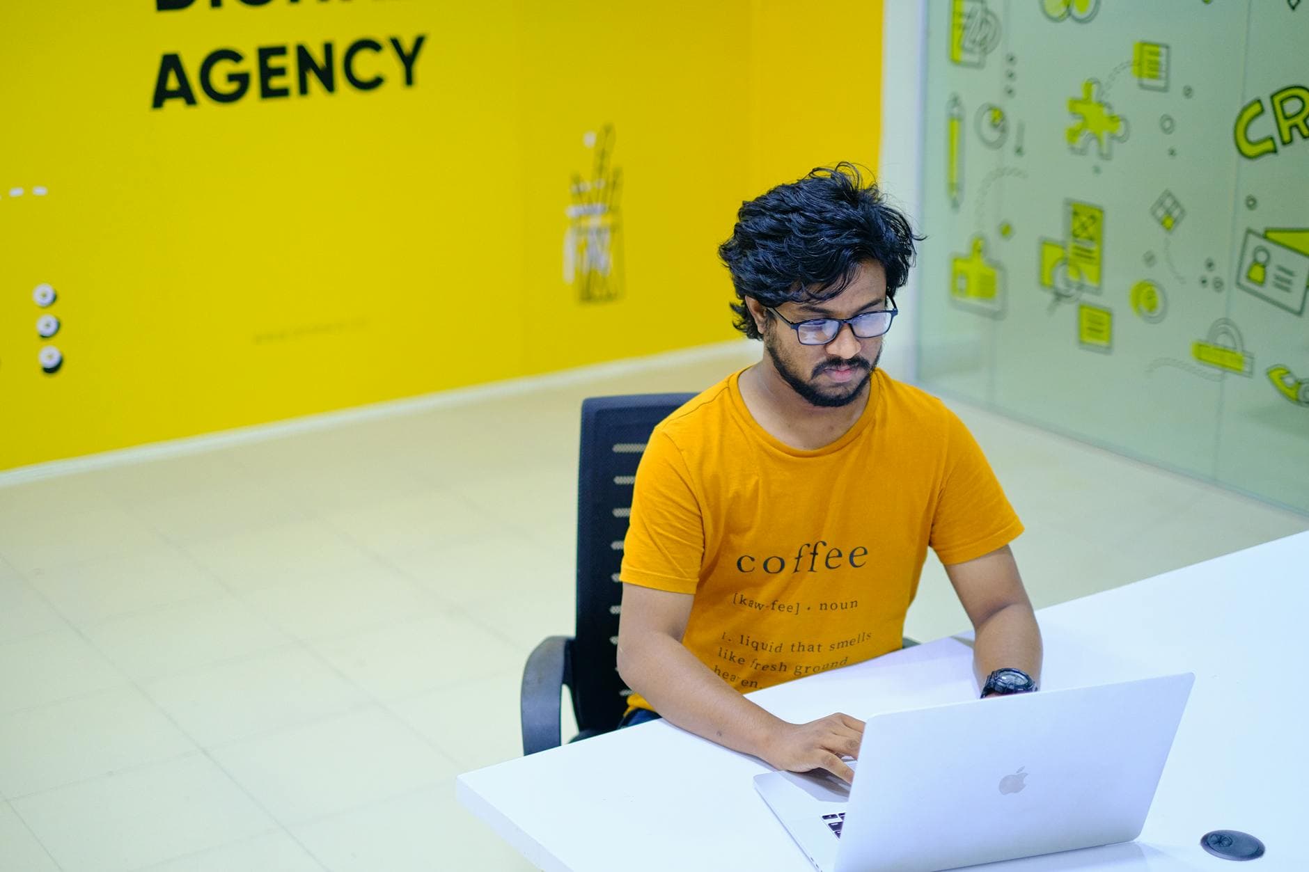 UK agency founder reviewing incorporation documents with accountant in modern office
